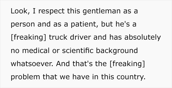 Doctor Is Going Viral For Shutting Down Anti-Vaxxers Who Claim Their Opinion Is Just As Valid As His Doctor Is Going Viral For Shutting Down Anti-Vaxxers Who Claim Their Opinion Is Just As Valid As His