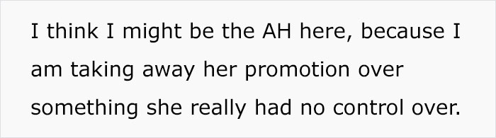Recently Promoted Employee Takes A Day-Off Without Telling Anyone, Boss Makes Her Choose Between Demotion Or Termination Recently Promoted Employee Takes A Day-Off Without Telling Anyone, Boss Makes Her Choose Between Demotion Or Termination