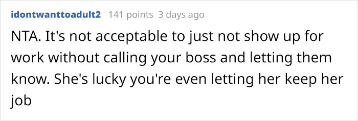 Recently Promoted Employee Takes A Day-Off Without Telling Anyone, Boss Makes Her Choose Between Demotion Or Termination