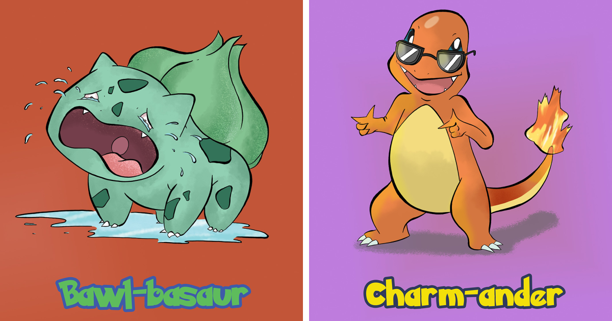 I Parodied All 151 Original Pokemon, And Here Are The First 40 In Order