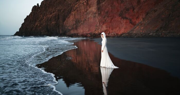 I Travelled Around Tenerife To Capture Surreal Self-Portraits
