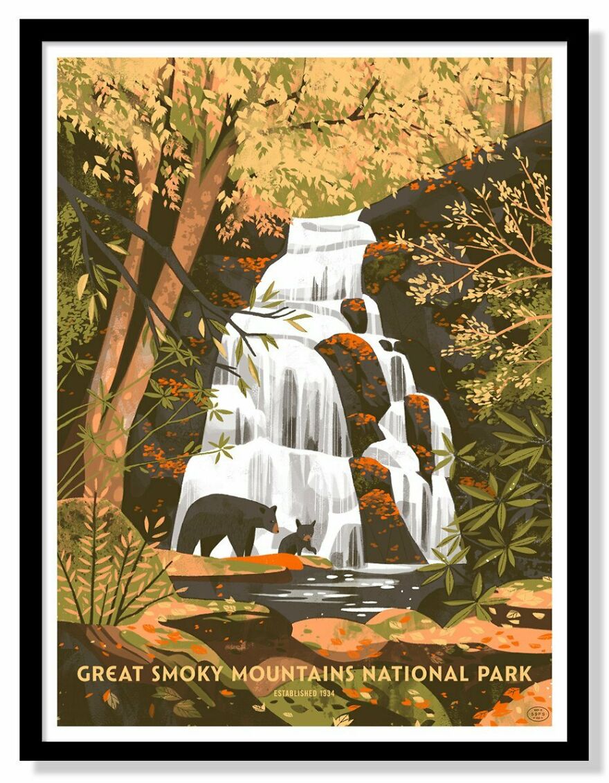 We Started Illustrating Every National Park In The US To Get Park Nerds Into Posters And Poster Nerds Into The Parks