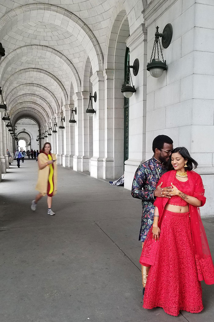 Attended A Wedding Yesterday. Tried To Grab A Picture Of The Bride And Groom. The Result Was Not Disappointing