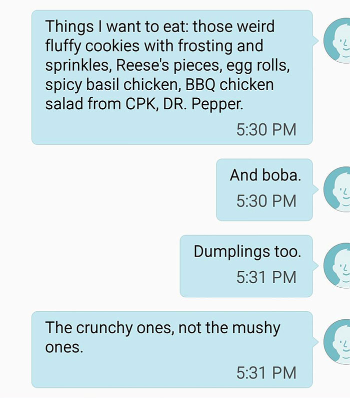 Things Pregnant Women Text Their Husbands. I Will Probably Just End Up Having Tea