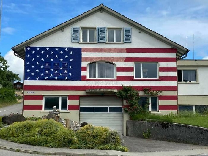 Found In Courgevoux, Switzerland. ‘Murica!