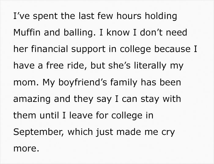 Teen Asks If She Was Wrong To Run Away With Her Cat After Her Stepdad Attempts To Secretly Euthanize It Teen Asks If She Was Wrong To Run Away With Her Cat After Her Stepdad Attempts To Secretly Euthanize It