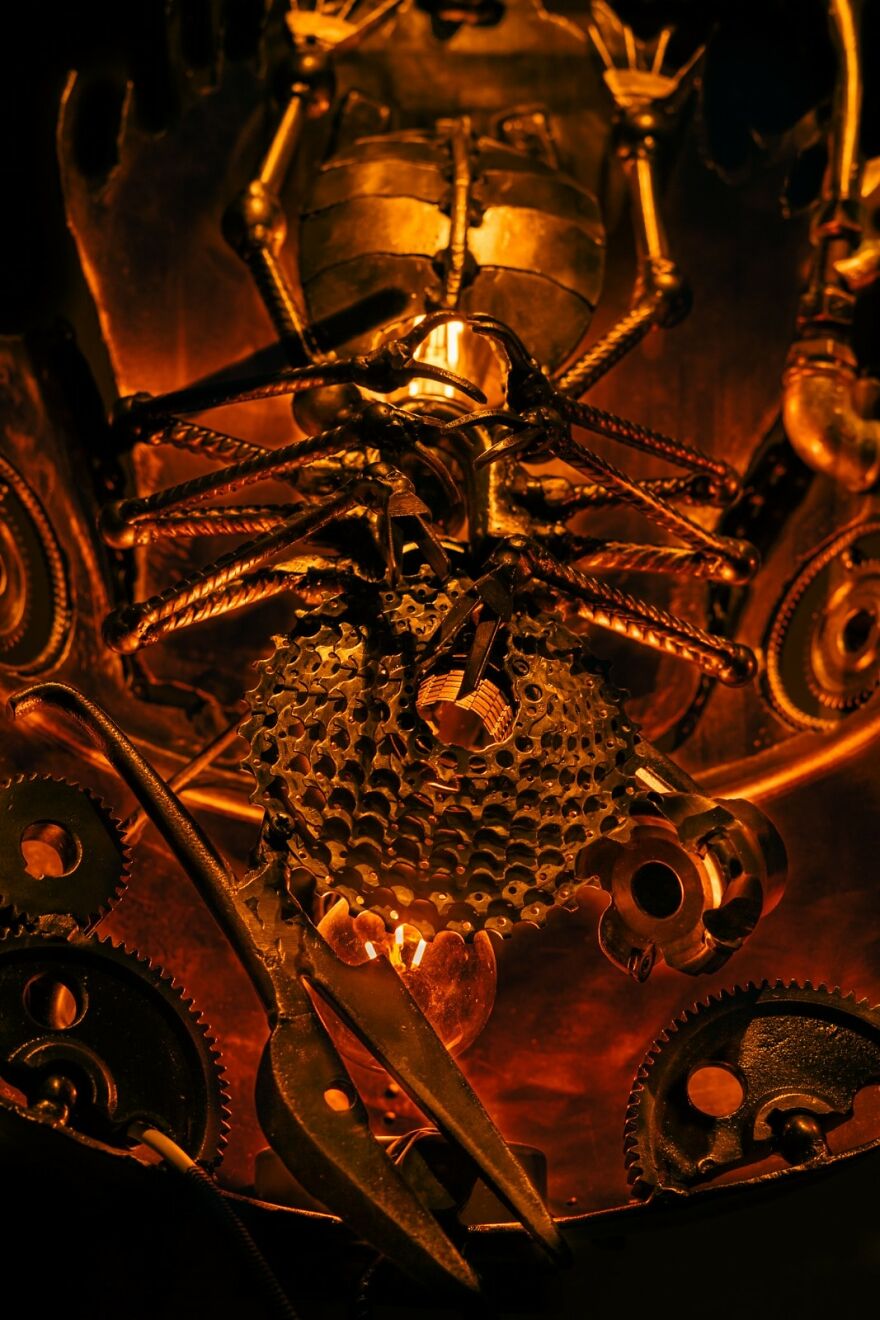 Liked To Made This "Arthopodes" New Scap Sculptures From 'Bones & Sprockets' Liked To Made This "Arthopodes" New Scap Sculptures From 'Bones & Sprockets'