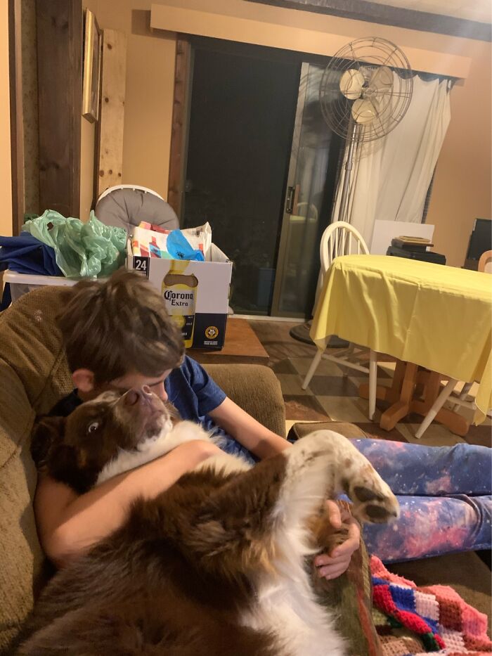 Sprocket & His Boy! Thats About As Cute As It Gets Folks!!