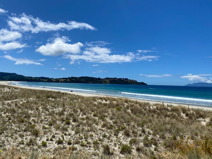 Omaha Beach, New Zealand This Last Summer As It’s Winter Here Now