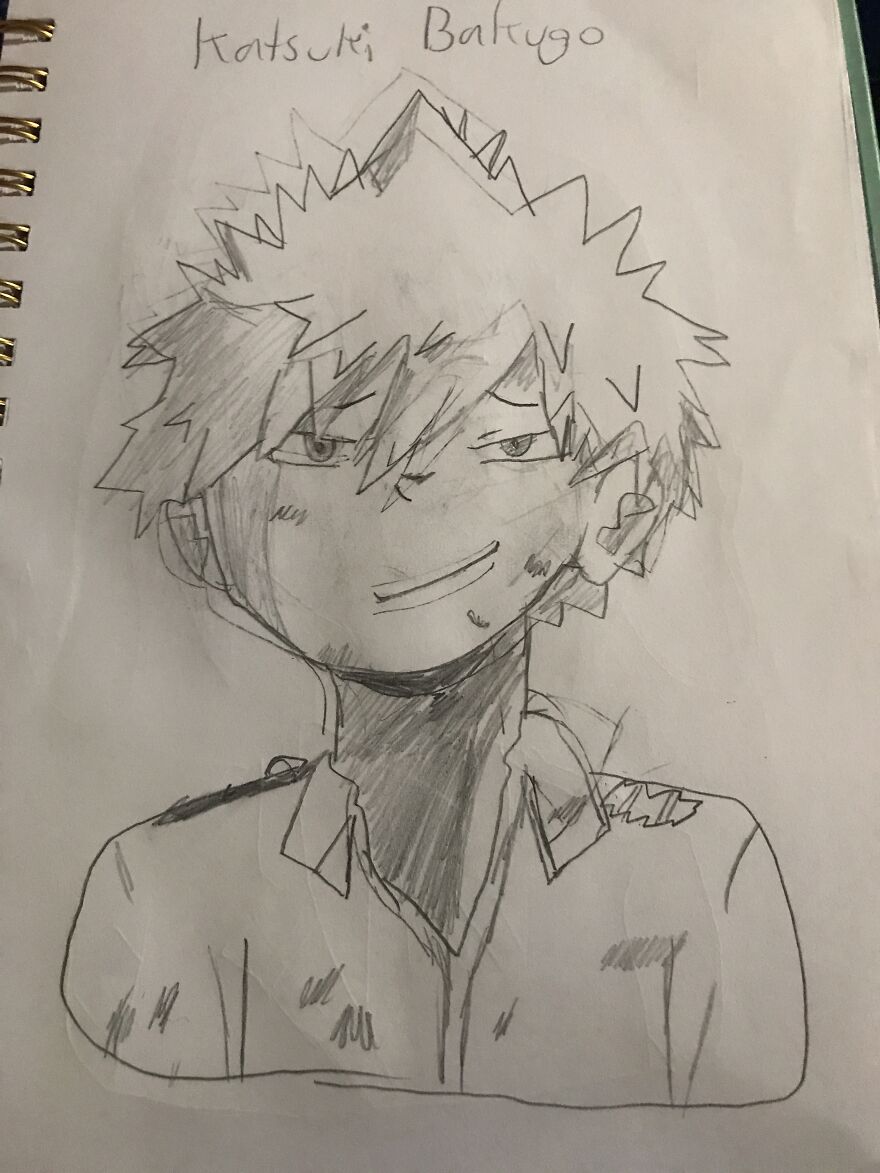 My 11 1/2 My Hero Academia Pencil Drawings