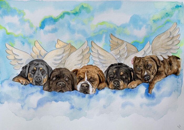 I Have An Emotional Job Of Creating Custom Art Of Pets After They’ve Passed Away (19 Pics)