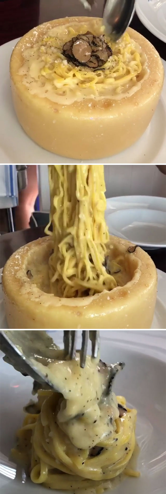 Italian Cacio E Pepe With Truffles