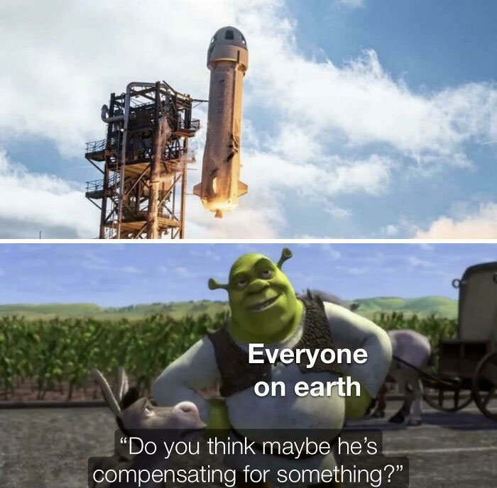 Lord Bezos And His Rock Hard Rocket.