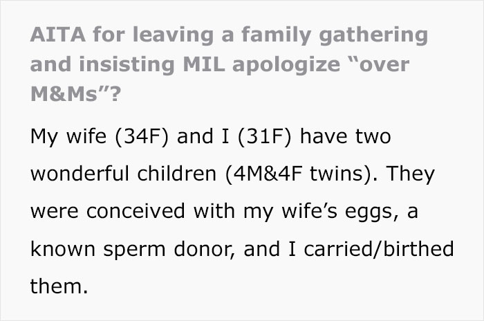 MIL Disrespects Lesbian Mom And Overrules Her Parenting, Then Snaps With "They Aren’t Even Your Kids" MIL Disrespects Lesbian Mom And Overrules Her Parenting, Then Snaps With "They Aren’t Even Your Kids"