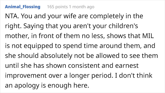 MIL Disrespects Lesbian Mom And Overrules Her Parenting, Then Snaps With "They Aren’t Even Your Kids" MIL Disrespects Lesbian Mom And Overrules Her Parenting, Then Snaps With "They Aren’t Even Your Kids"