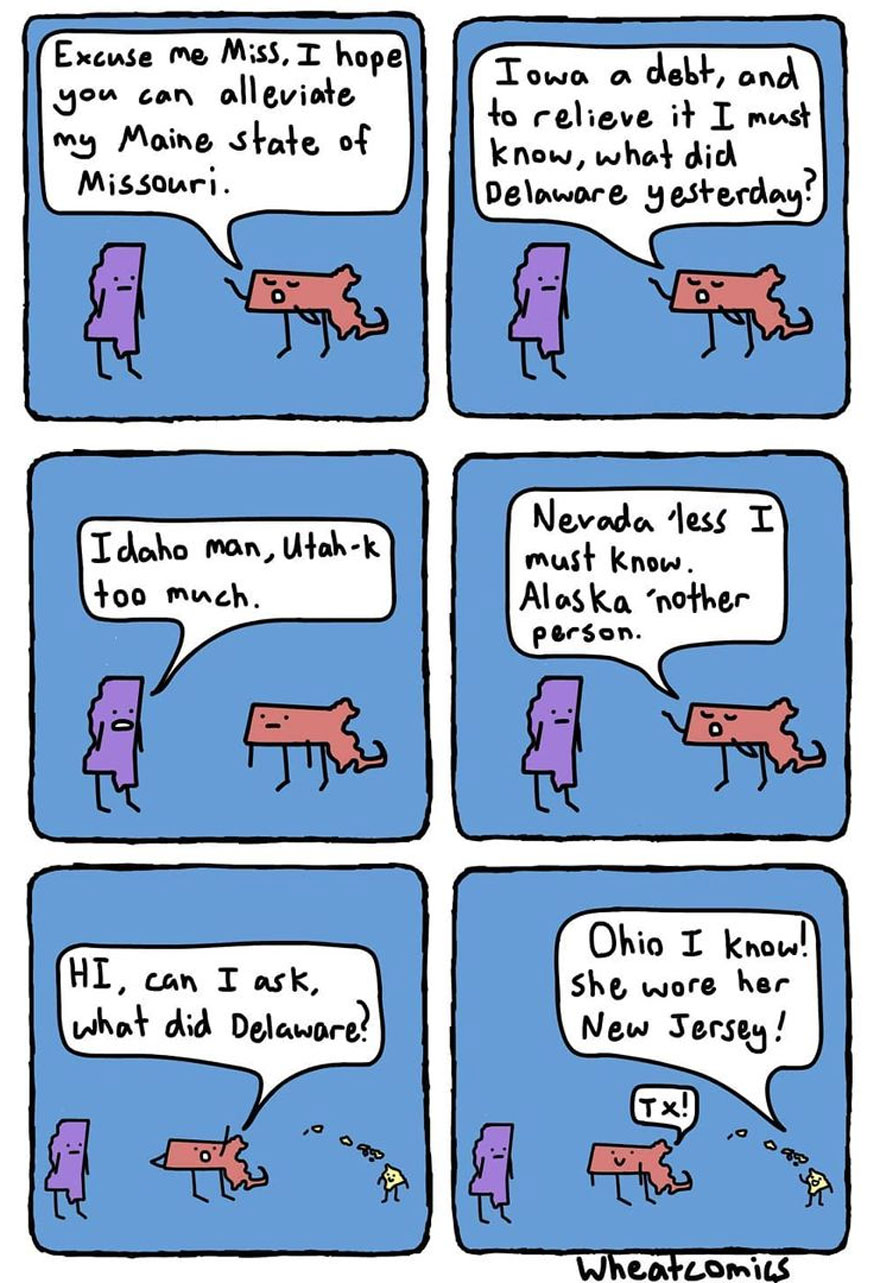 The Silly But Funny Comics From 'Wheat Comics'