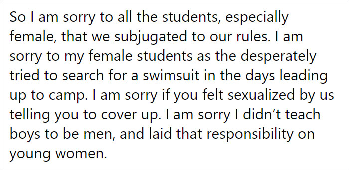 Pastor Issues An Apology For Making Girls Wear One-Piece Swimsuits, And His Honest Letter Goes Viral