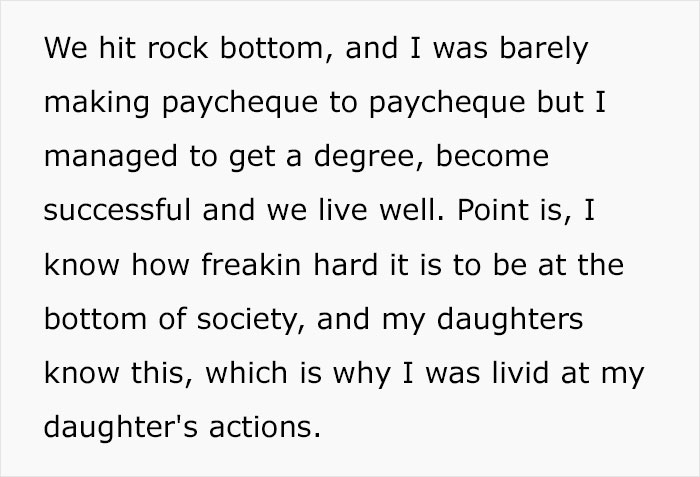 Mom Asks If She's Being A Bad Parent For Making Her 14-Year-Old Sleep Outside In Winter After Witnessing Her Yell At A Homeless Man For Nothing