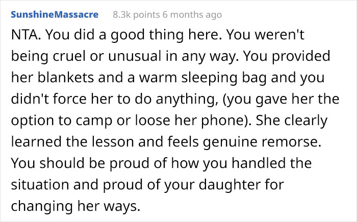 Mom Asks If She's Being A Bad Parent For Making Her 14-Year-Old Sleep Outside In Winter After Witnessing Her Yell At A Homeless Man For Nothing