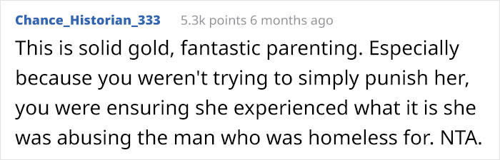 Mom Asks If She's Being A Bad Parent For Making Her 14-Year-Old Sleep Outside In Winter After Witnessing Her Yell At A Homeless Man For Nothing