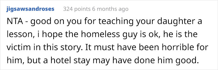 Mom Asks If She's Being A Bad Parent For Making Her 14-Year-Old Sleep Outside In Winter After Witnessing Her Yell At A Homeless Man For Nothing