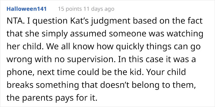 Guy Gets Mad When Friend Refuses To Buy Him A New Phone After Her Toddler Destroys His, Sparks A Debate Between Parents Online Guy Gets Mad When Friend Refuses To Buy Him A New Phone After Her Toddler Destroys His, Sparks A Debate Between Parents Online