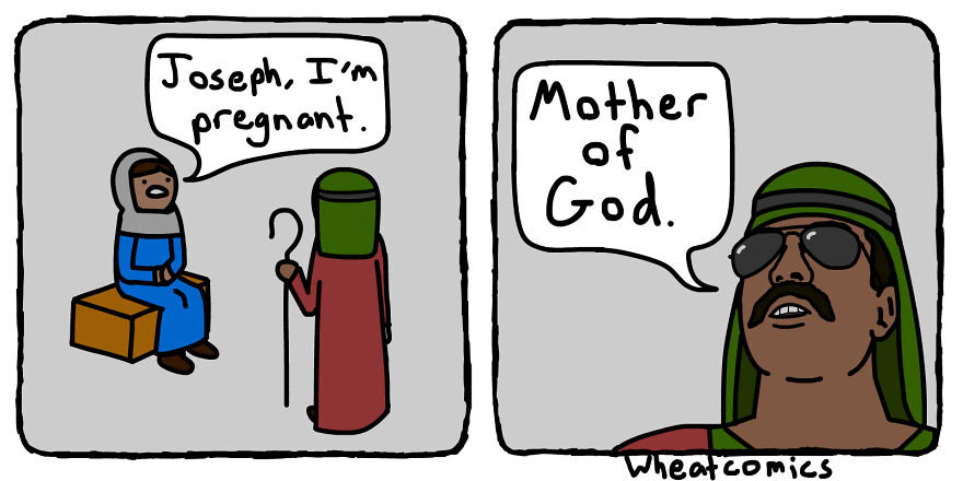 The Silly But Funny Comics From 'Wheat Comics'