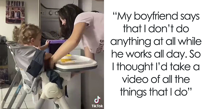 Stay-At-Home Mom Goes Viral With 2.1M Likes For Showing What She Does All Day After BF Blames Her For Doing Nothing