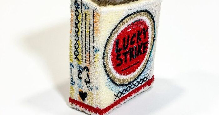 This Artist Crafts Embroidered Felt Sculptures Of Various Products, And Their Looks Might Deceive You (54 Pics)