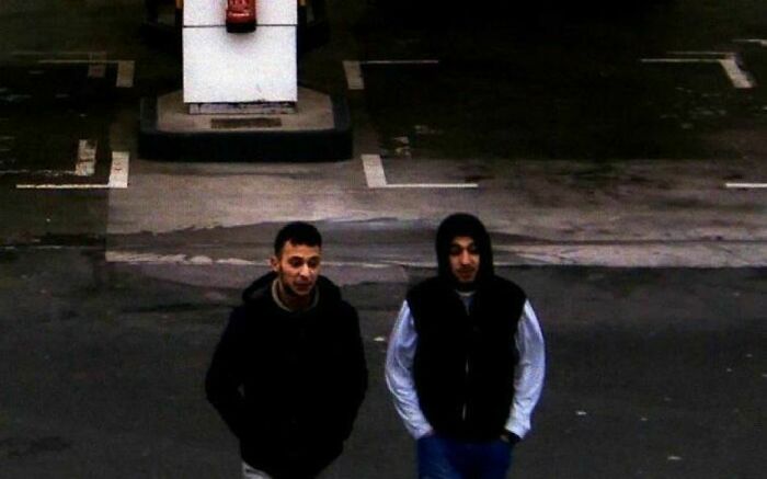 Two Guys Going For A Coffe At A Gas Station