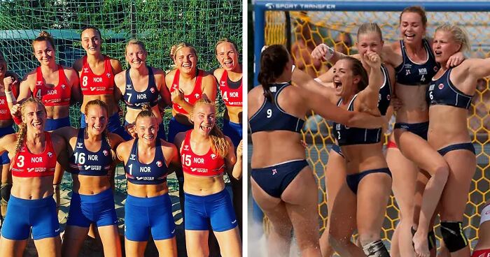 People Are Confused And Enraged About The Decision To Fine The Norwegian Women’s Handball Team For Choosing To Wear Shorts Instead Of Bikini Bottoms