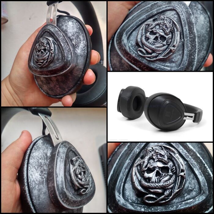 I Like Customizing Everyday Objects. These Were Resculpted And Painted By Me, A Gift Ofr Someone Special.