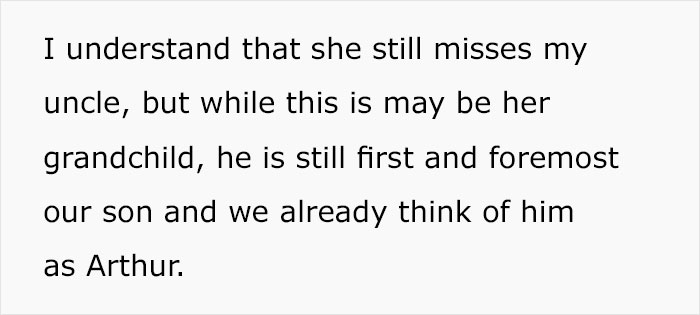 Grandma Refuses To Acknowledge Her First Grandchild As Family Because He's Named After A Video Game Character Grandma Refuses To Acknowledge Her First Grandchild As Family Because He's Named After A Video Game Character
