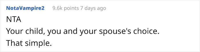 Grandma Refuses To Acknowledge Her First Grandchild As Family Because He's Named After A Video Game Character Grandma Refuses To Acknowledge Her First Grandchild As Family Because He's Named After A Video Game Character