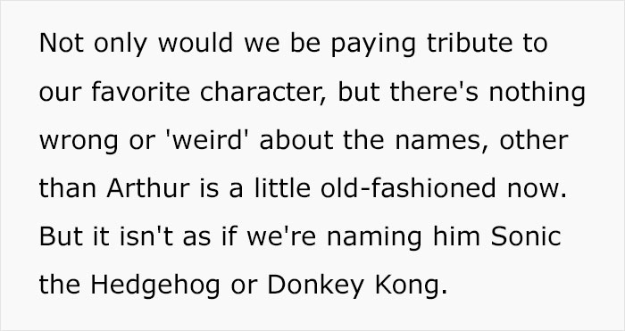 Grandma Refuses To Acknowledge Her First Grandchild As Family Because He's Named After A Video Game Character Grandma Refuses To Acknowledge Her First Grandchild As Family Because He's Named After A Video Game Character