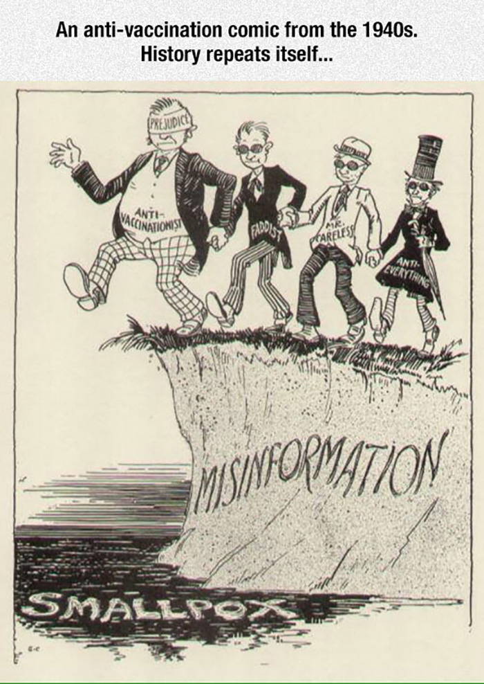 Anti-Vac Comic From The 1940s. Stupidity Is Timeless.
