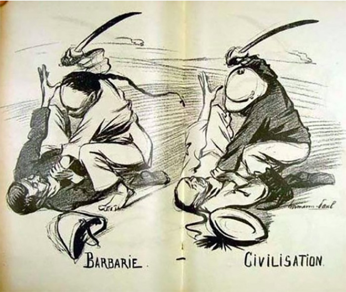 Barbarity vs. Civilisation, By René Georges Hermann-Paul, 1899