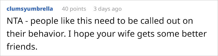 Guy Publicly Shames Wife’s Friend For Being Rude To A Waitress, Asks Online If He Went Too Far Guy Publicly Shames Wife’s Friend For Being Rude To A Waitress, Asks Online If He Went Too Far