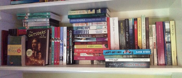 I Have Lots Of Books, But This Is My Shelf Of *signed* Paperbacks. I Also Have Random Stacks Of Signed Books Around The Rest Of My House... I Need More Shelves!