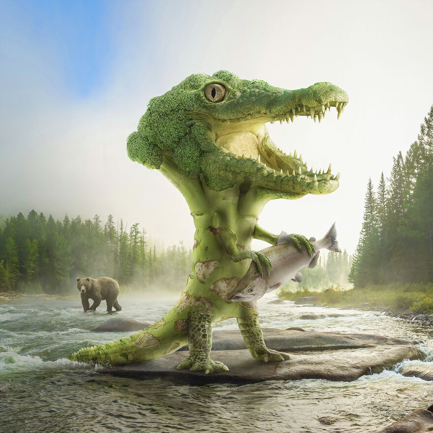 Surreal Photoshops That Combine Completely Different Objects