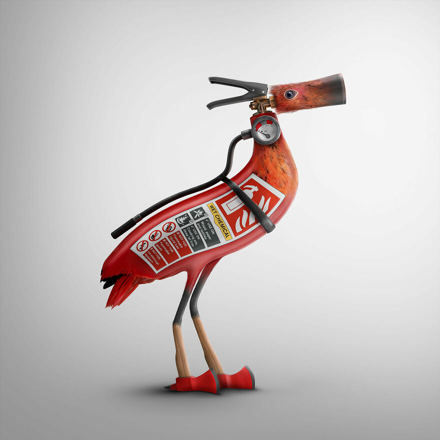 Surreal Photoshops That Combine Completely Different Objects