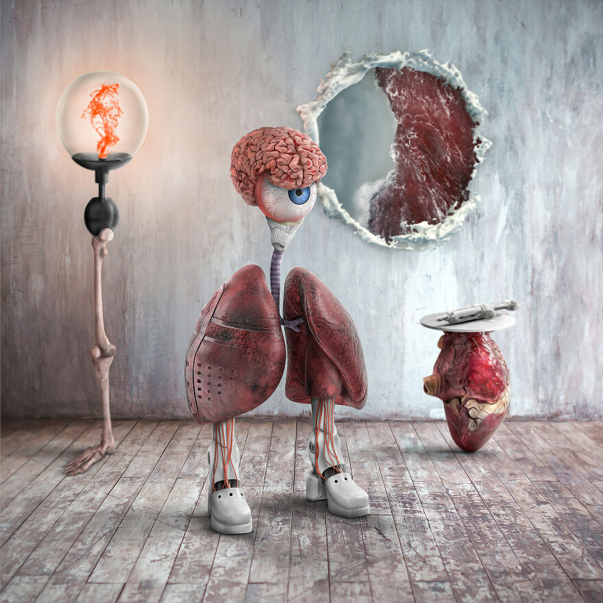 Surreal Photoshops That Combine Completely Different Objects