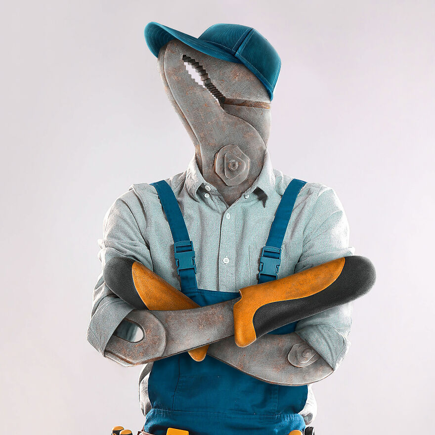 Surreal Photoshops That Combine Completely Different Objects