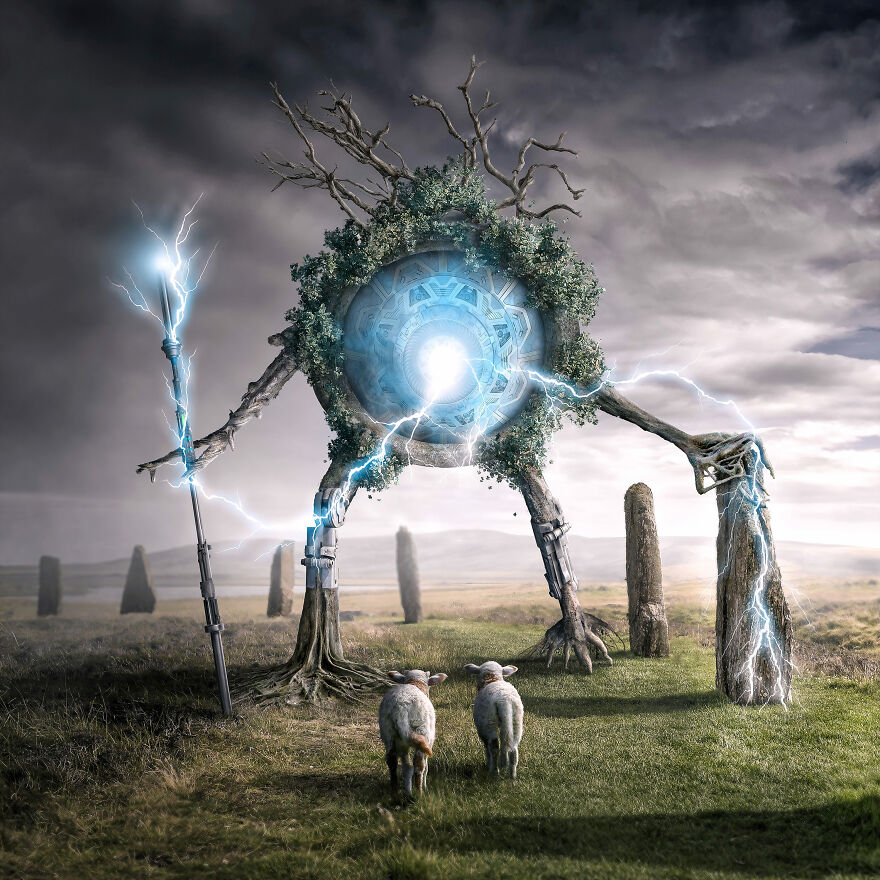 Surreal Photoshops That Combine Completely Different Objects