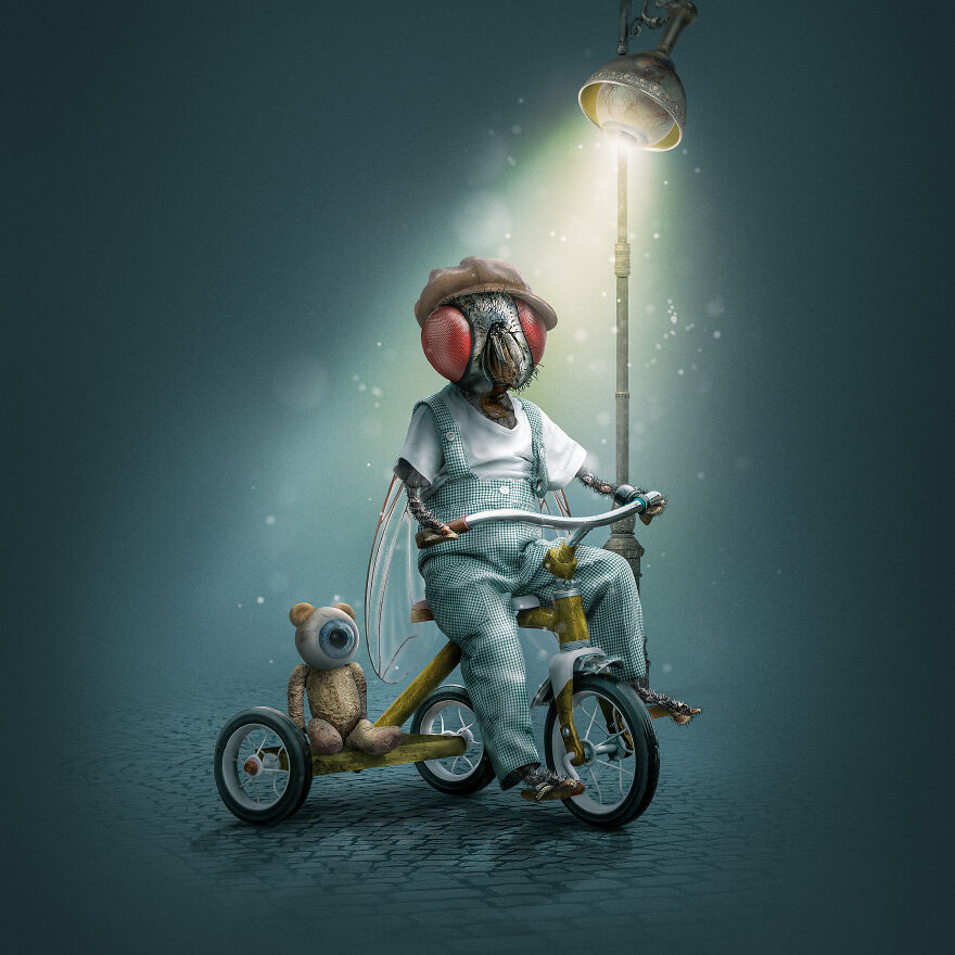 Surreal Photoshops That Combine Completely Different Objects