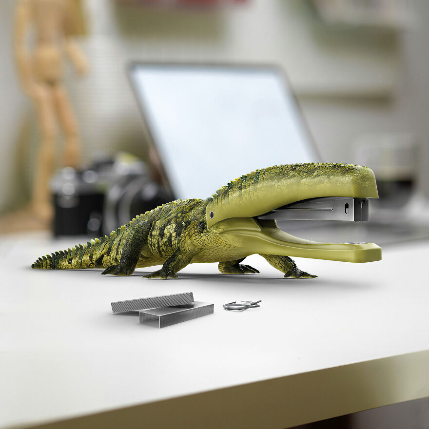 Surreal Photoshops That Combine Completely Different Objects