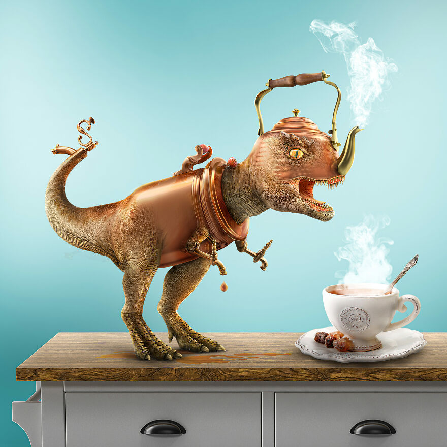 Surreal Photoshops That Combine Completely Different Objects