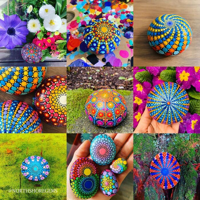 I Paint Stones From The Shores Of British Columbia