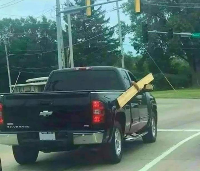 He's Scared That Someone Will Steal His Plank