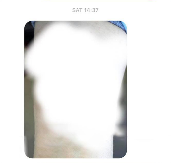 A blurred tattoo with a time stamp, featured in a viral chat from a tattoo parlor discussion. A blurred tattoo with a time stamp, featured in a viral chat from a tattoo parlor discussion.